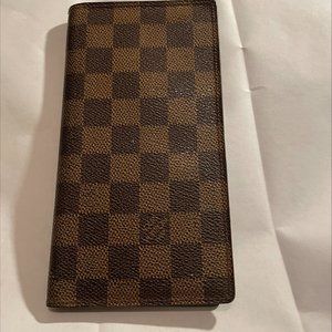 Authentic, Vintage, Pre-owned, Louis Vuitton Pocket Agenda Cover, Brown Damier